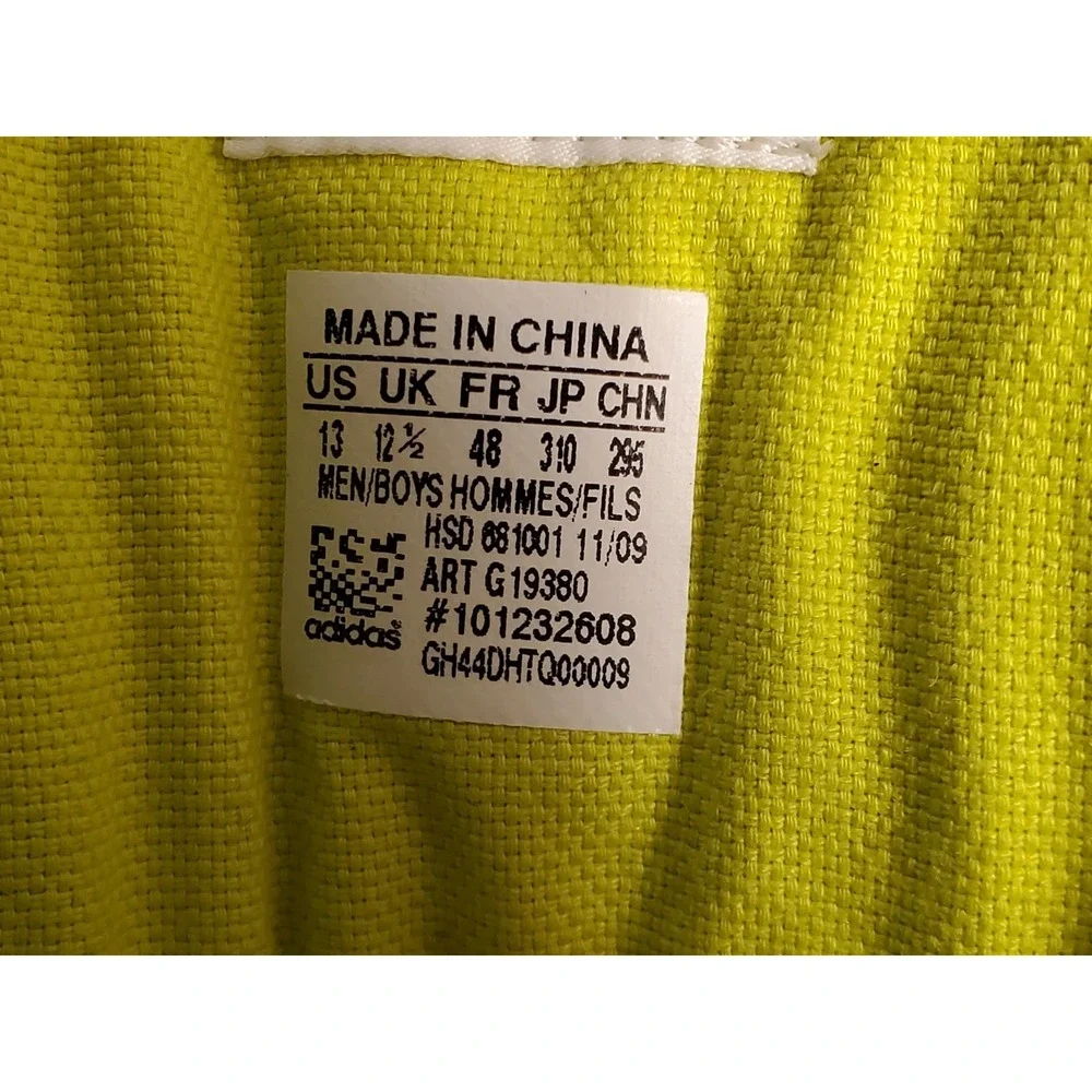 Adidas Originals A.039 Smush - Lime Green - Rare Vintage - G19380 - US 13 EU 48